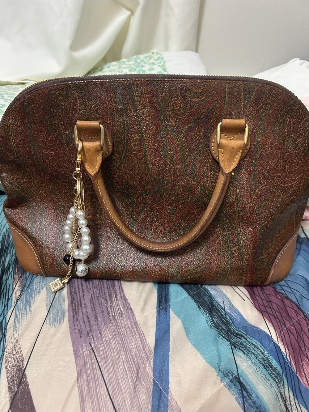 Etro dome Bag + bag charm